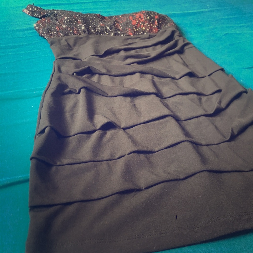Mini Homecoming Dress from City Triangles.